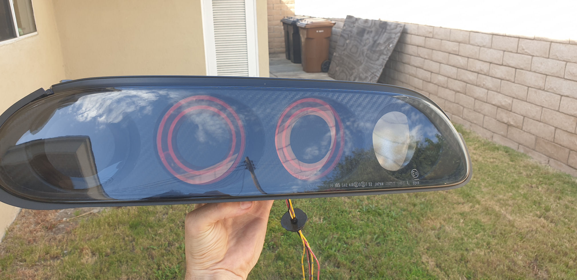 Toyota Supra Tail lights LED conversion